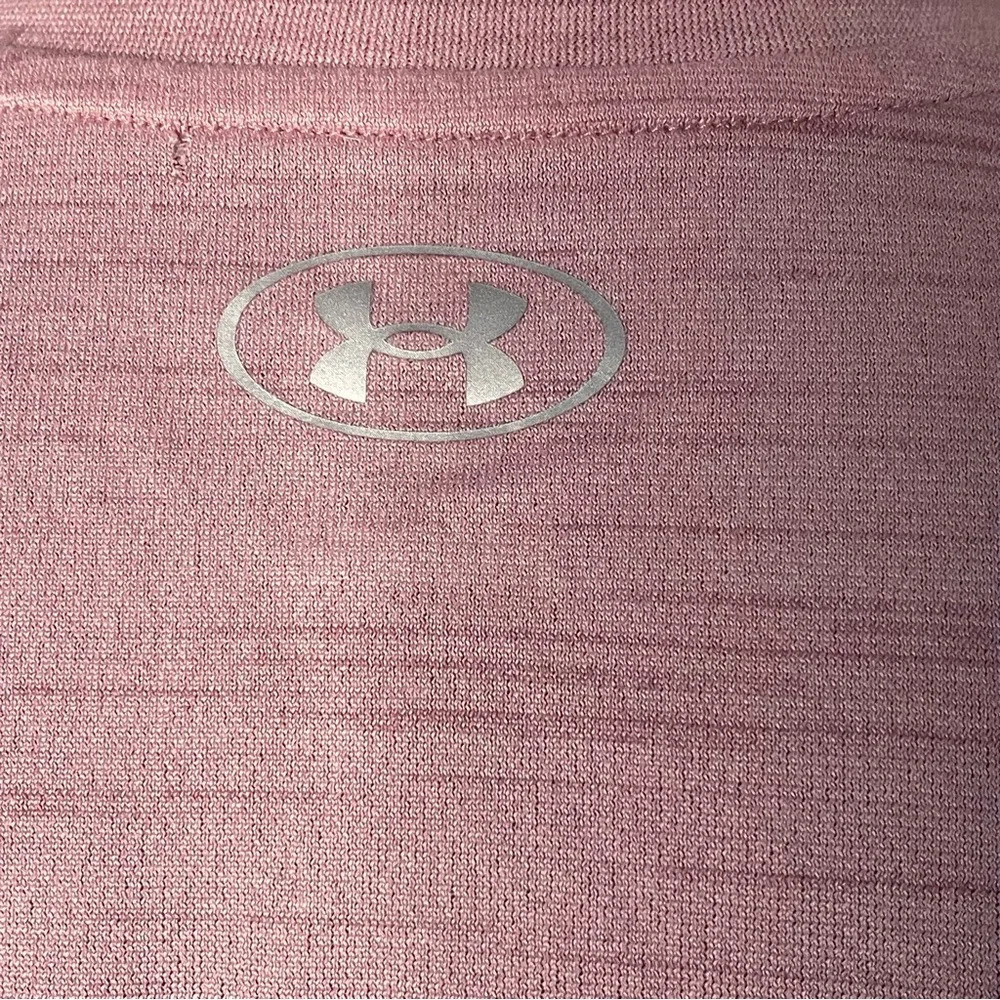 Under Armour Mauve Loose Fit Short Sleeve Top SMALL - Picture 4 of 7